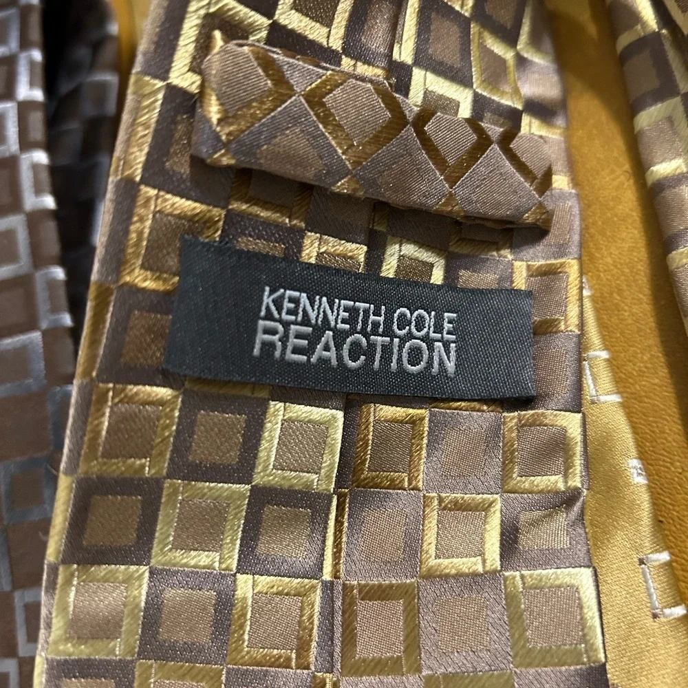 4 Kenneth Cole Silk Neck Ties